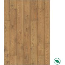 Sol stratifié effet parquet - ép 10 mm - tawny chestnut - boite de 7 lames soit 1,73 m2 - ko Vintage Classic 5537 - pefc 70%