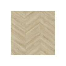 Sol Vinyle à envers gris - Motif chevrons - Chêne clair - Rouleau de 3m x 10m