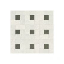 Sol Vinyle Textile économique - Dalles de sol avec cabochon - Noir et gris - Rouleau de 3m x 19m