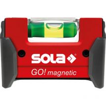 Fraschetti - Sola gomagneticclip - Nivel de burbuja compacto go Magnetic clip