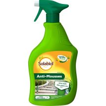 Anti-mousses & Algues - 1l - Prêt-a-l'emploi - Effets Visibles Sur Mousses En 2h - Agit Par Contact Somouspal1n - Solabiol