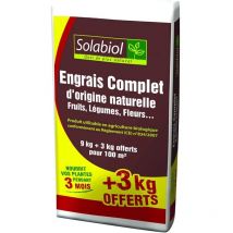 Engrais complet, sac de 9kgs + 3 kgs offerts