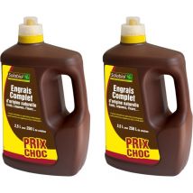 Solabiol - SOLICOMP25X2 - Engrais Complet Liquide - 2x2,5L - -Engrais Universel -Facile à doser - Utilisable en Agriculture Biologique