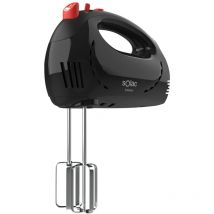 Solac - S91300400 Sbattitore Elettrico, 300 w, Plastica, 5 velocità, Nero