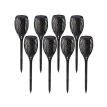 Highsam - Solaire lampes 33 led 72cm Décor de jardin extérieur à lumière vacillante - 8 Pack