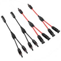 Houhence - Solaire Panneau Câble Connecteur Professionnel (1 à 2 branches) y Connecteurs Câble Solairede Panneau Solaire mmf + ffm Adaptateur Solaire