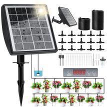 Solar-bewässerungssystem, Automatisches Bewässerungssystem Für Zimmerpflanzen Mit Timer Und 15 M Tropfschlauch