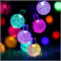 Solar Fairy Lights Outdoor Waterproof, 20LED Solar Garden Lights, 8 Mode 5M Indoor/Outdoor Solar String Lights for Garden Patio Yard Home Christmas