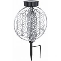 Solar Lampe Outdoor Solarleuchte Orientalisch Led Garten Laterne Außen Mit Lichteffekt Lebensblume, 1x Led Warmweiß, Dxh 20x31 Cm, Terrasse