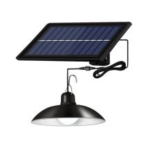 Tonchean - Solar lamps Solar chandelier with remote control waterproof 3 m cable - cool white light