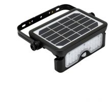 Faretto led solare solen - 5W - 500lm - 4000K - IP65 - Nero - Rilevatore pir