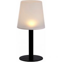 Led Solar Garten Tischlampe - 31 x 15 cm - Outdoor Deko Leuchte warm weiß - Garten Balkon Terrasse Beleuchtung für Außen