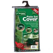 Kingfisher - Medium Garden Patio Furniture Set Chair Table Cover 4 Seater Green