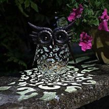 Smart Solar - Smart Garden Solar Owl Bird Silhouette Light Garden led Light Figure Ornament