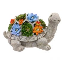 Tinor - Solar Turtle Ornament, Synthetic Resin, led, Multicolor