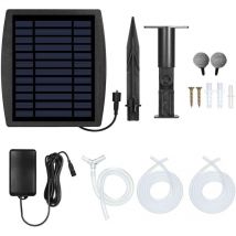 Tinor - Solar Water Pump Oxygen Aerator Fountain, Solar Pond Aerator, Fish Tank Solar Oxygen Pump, Aquarium Oxygen Aerator Pond Pipe Air Bubble Stone