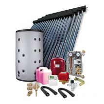 Sunex - Solaranlage Paket HP22 14,44m² Vakuumröhrenkollektor Frischwasserspeicher 800l