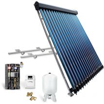 Röhrenkollektor Solarpaket Vakuumröhrenkollektor HP30-1 4,89 m² Flachdach Solar