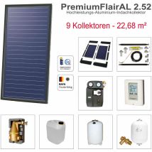 Solarbayer - Solarbayer Premiumflairal Indach-solarpaket 9 Bruttofläche 22,68 M² Solaranlage