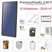 Solarbayer - Solarbayer PremiumPlusAL Solarpaket 10 Stock Bruttofläche 28,60 m² vertikal