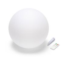 Solarbetriebene rgb-led-lichtkugel Velamp solar nova xl 0.4w 3000k weiß - sl532
