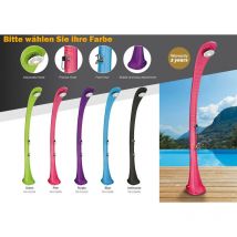 Formidra Solardusche Cobra 32L Gartendusche Campingdusche Pooldusche violett