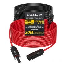 Enernova - Solarkabel 4mm²/6mm², Solarkabel Verlängerung 1/2/3/5/10/15/20M, Multi-Contact 4 Solarkabel, IP67 Wasserdichtem, Solarkabel