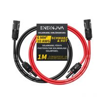 Enernova - Solarkabel 4mm²/6mm², Solarkabel Verlängerung 1/2/3/5/10/15/20M, Multi-Contact 4 Solarkabel, IP67 Wasserdichtem, Solarkabel
