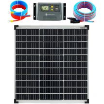 Solar Set 60 Watt 12v Mono Laderegler 10a Kabel 5 Meter Set Solaranlage