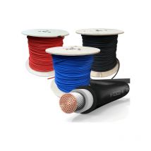 Solartronics - Solarkabel Meterware 4mm², 6mm² H1Z2Z2-K Solarleitung rot schwarz blau 5m 500m 90m 4mm² Blau