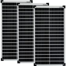 3x50 Watt Mono Solarmodule 10 Busbars 210mm Zellformat Solarpanele