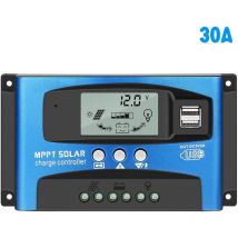 Solarladeregler, 30A/40A/100A mppt Solar Laderegler 12V/24V Solar Charge Controller Sonnenkollektor Laderegler Solar Panel Regulator Charge