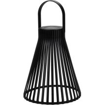 Solarlaterne, schwarz, 23 cm