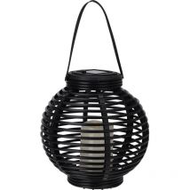 Solarlaterne, schwarze Kugel, ø 21 cm