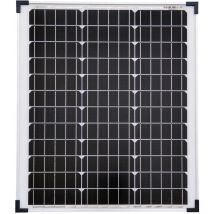Solarmodul 50 Watt Mono Solarpanel Solarzelle 630x545x35 90585