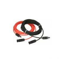 Tumalagia - Tigrezy Solarpanel-Verlängerungskabel mit MC4-Stecker, rot + schwarz, Paar 10 m Überbrückungskabel
