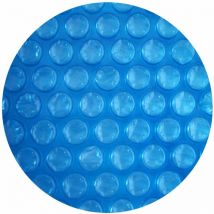 Bâche solaire ronde 400cm light-blue 200μm réchauffement isolation piscine