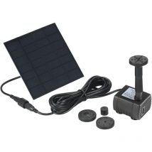 Dhklfa - Solarwasserpumpe, Solarbrunnen, Solarpanel-Wasserpumpen-Kit, Tauchwasserpumpe für den Außenbereich, Vogelbad-Wasserpumpe