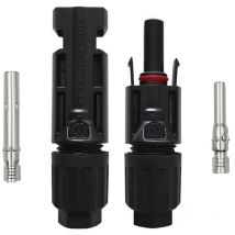 Solarsys - 2 Paire Photovoltaïque Connecteur dc Mâle/Femelle,Convient pour Panneau Solaire Câble 4mm²/ 6mm²,DC 1500V Certification tüv IP68, pv