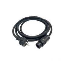 20m Cordon d'alimentation ac avec Connecteur Batteri BC01 Femelle et Prise Schuko Male, pour Micro-onduleur Hoymiles Deye Envertech nep Bosswerk et