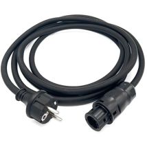 Solarsys - 15m Cordon D'Alimentation Ac Bc01 Femelle À Prise Schuko - Compatible Micro-onduleurs Hoymiles, Deye, Envertech, Nep, Bosswerk, Tsun