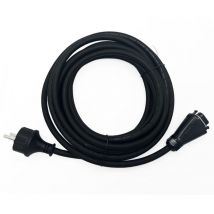 Solarsys - 10m Cordon d'alimentation ac avec Connecteur de Terrain hms Hoymiles et Prise Schuko Mâle, pour Micro-onduleur Hoymiles Série hms, 10