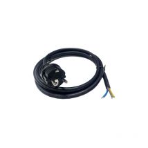 25m Cordon d'alimentation en Caoutchouc H07RN-F 3x1,5mm, Photovoltaique ac Cable avec Prise Schuko (cee 7/7) pour Micro-onduleur APsystems Hoymiles