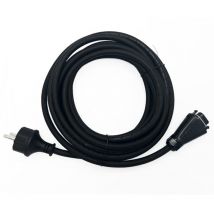Solarsys - Cable de alimentación ac 25M para microinversores Hoymiles hms, con conector de puesta a tierra y enchufe Schuko macho