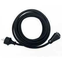 Solarsys - Cable de alimentación ac 30M para microinversores Hoymiles hms, con conector de puesta a tierra y enchufe Schuko macho