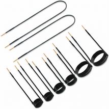 Solary - Bobine de Chauffage par Induction magnétique, (6 bobines + 2 bobines de Formation Libre), Noir - Noir