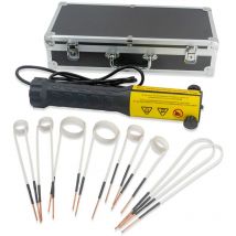 Solary - Kit de Chauffage à Induction Magnétique 1KW, sans Flamme avec 8 Bobines, Pour Desserrer les Boulons Rouillés, boite noir