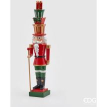 EDG - Soldadito decorativo con sombrero y regalos 51x5.2