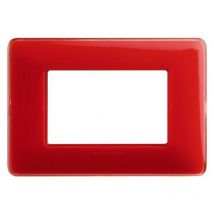 Bticino - Placa Matix 3 módulos coral AM4803CRD