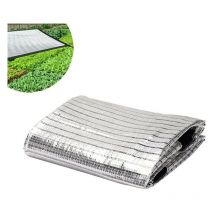 Soleil Voile Shade Toile en Aluminium Ombre en Aluminium Filet d'aluminium Ombre d'ombrage Net Toile de Store pour Jardin Patio Fleur Plante uv